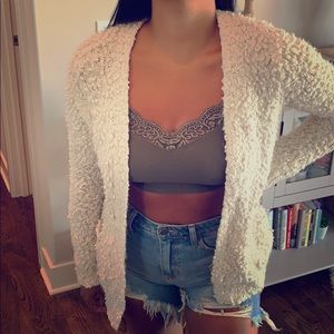 Fuzzy Cardigan